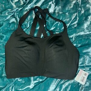 Lululemon Athletica Black Strappy Sports Bra